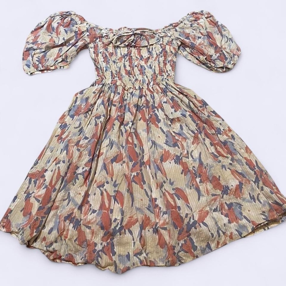 Abercrombie & Fitch Floral Off-Shoulder Mini Dress